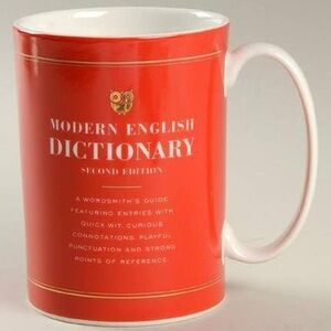 kate spade Vibrant Red Dictionary Mug